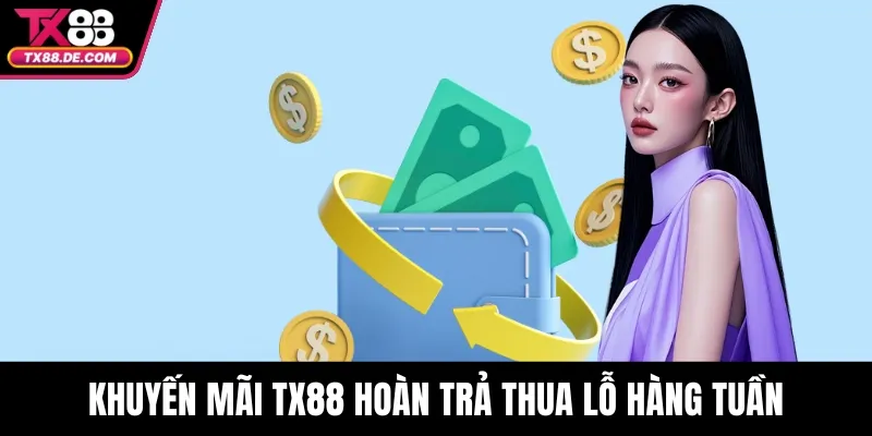 Khuyến mãi TX88 hoàn trả thua lỗ hàng tuần